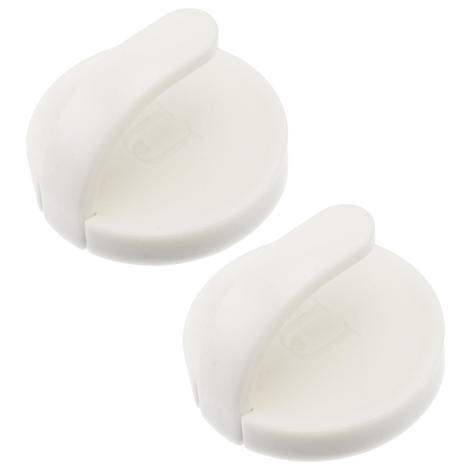 Creative Adhesive Hooks for Kitchen Bathroom Decorate Home Organization Beige 2Pcs