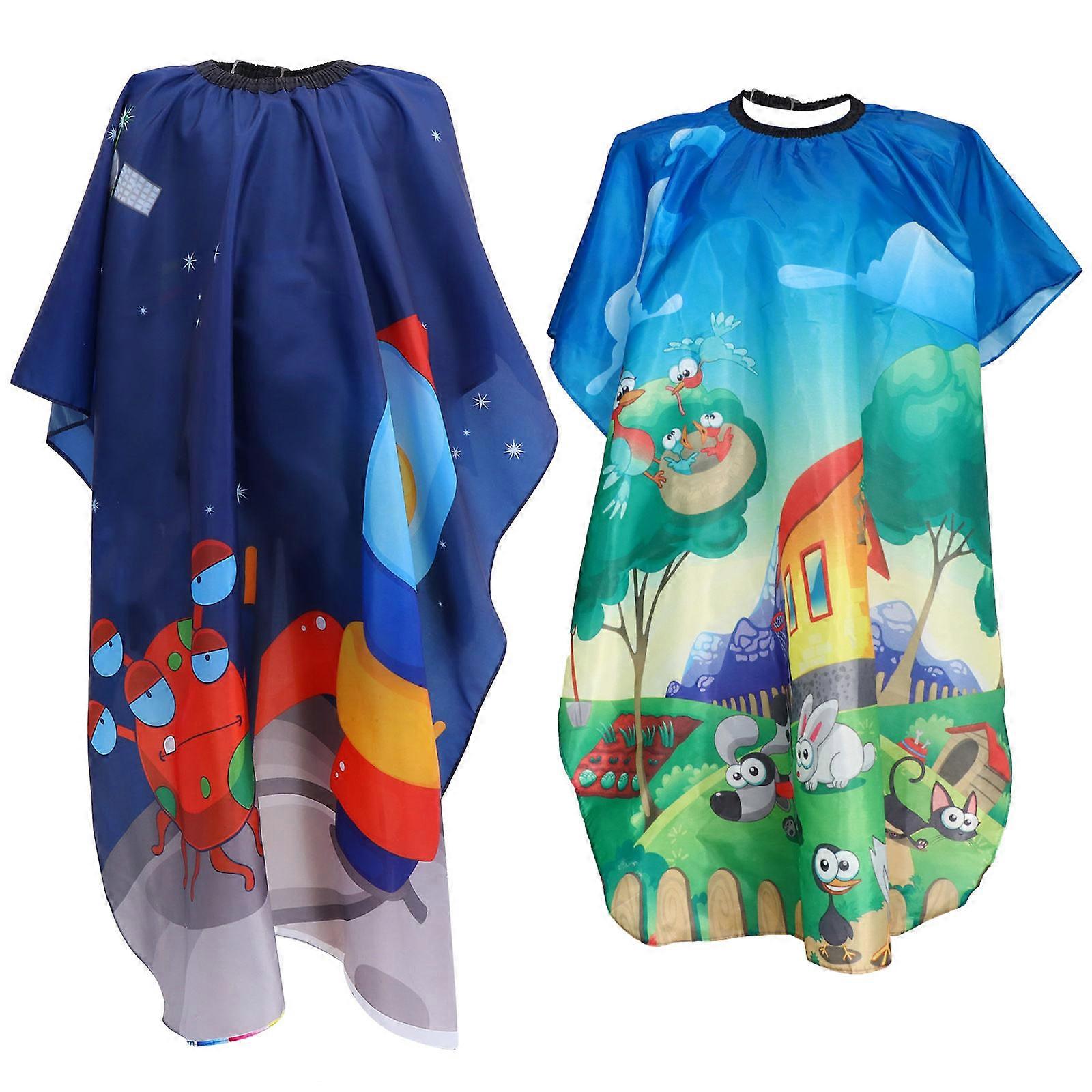 Here's a refined and professional product description based on your input:
**2pcs Hair Cutting Capes Durable Hairdressing Aprons for Salon & Home