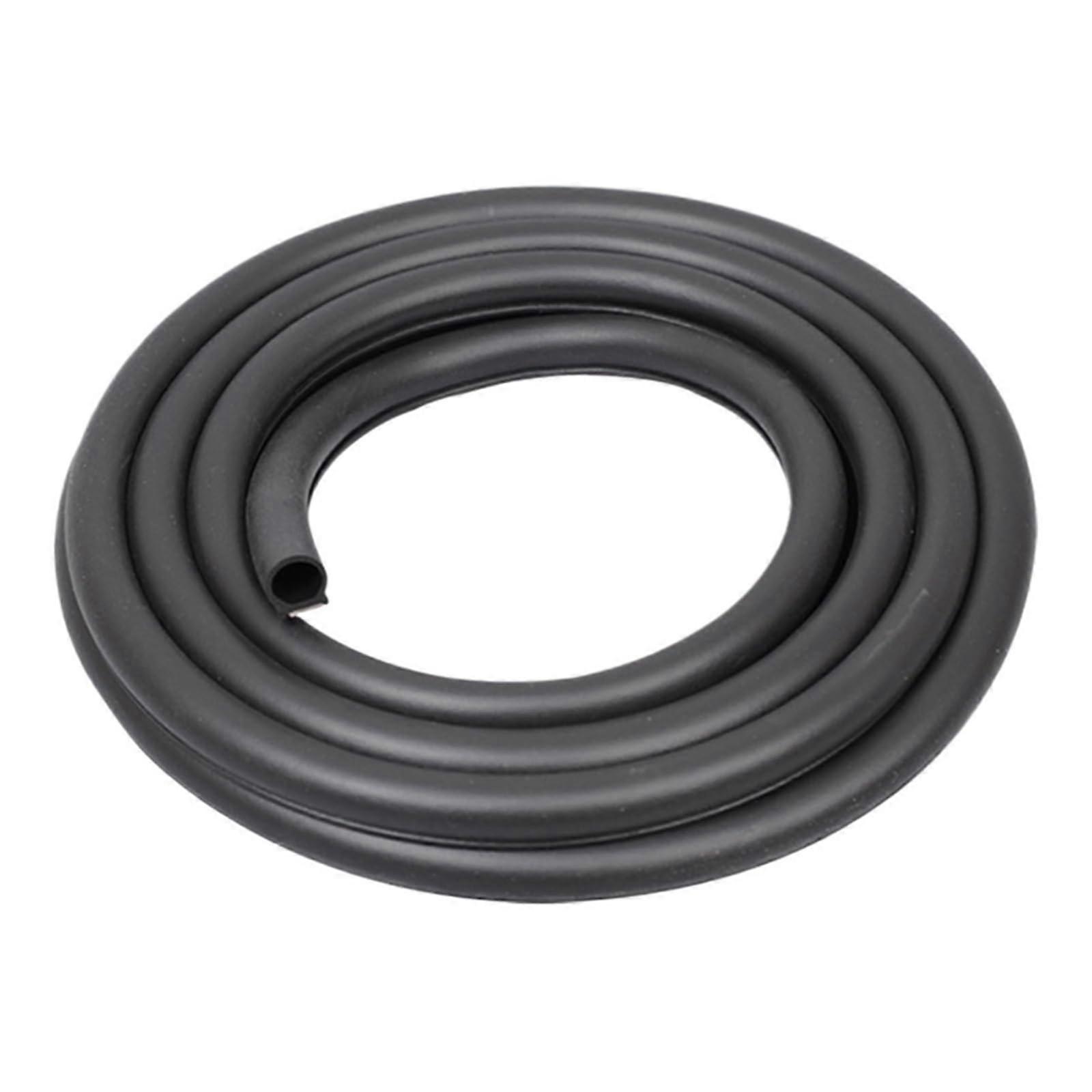 SelfAdhesive Sealing Tape (Small D Profile 9 x 10 mm), Rubber Seal for Car, Car Noise Insulation (1 Metres Small D) 1 Meters Small D
