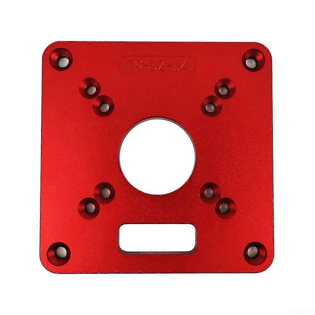 Robust milling table insert plate for precise drilling and improved woodworking performance