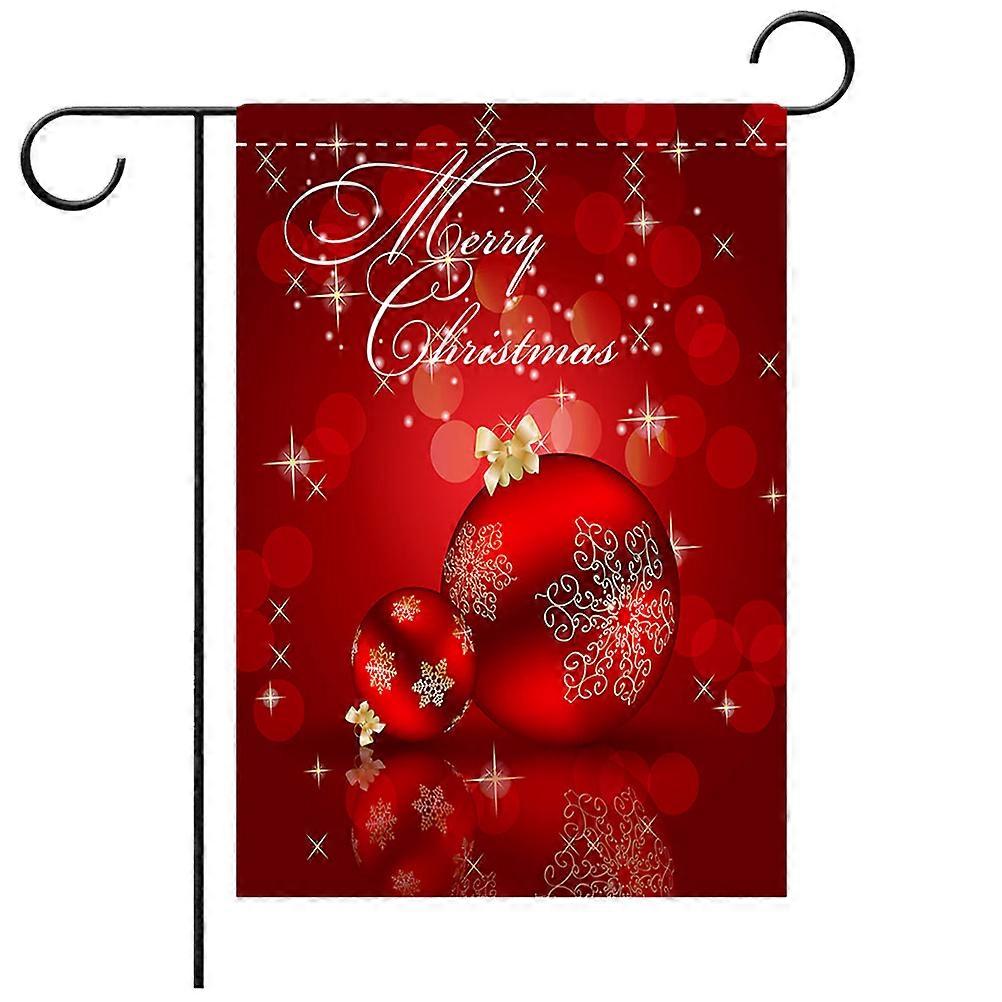 Garden Bunting Waterproof Yard Flag Christmas Enthusiasts Decorative 17.7X11.8Inch