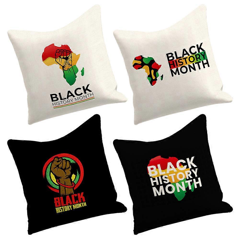 4pcs Delicate Month Pattern Throw Pillow Covers, Stylish Lightweight Sofa Pillowcases for Home, Office, and Car Decor, Easy to Store