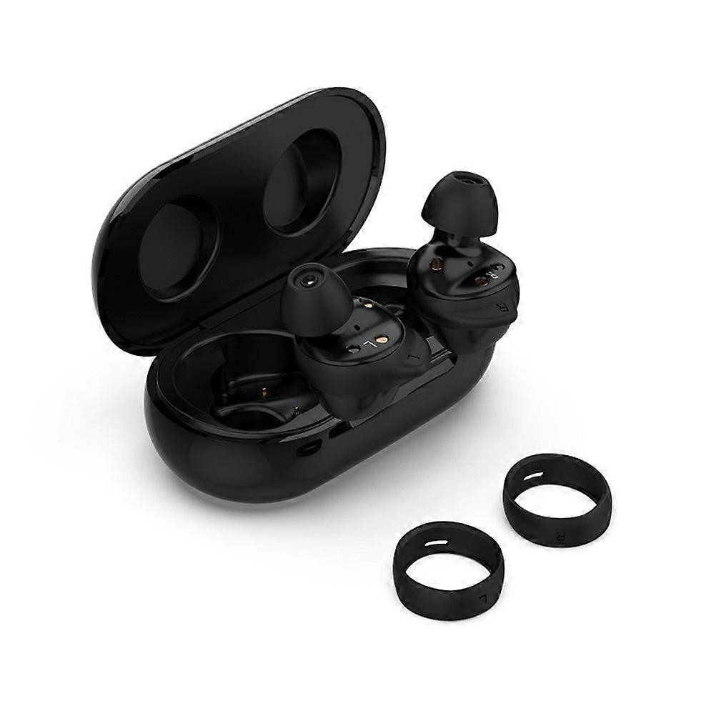 Silicone Earbud Covers Set Compatible with Galaxy Buds 2019 Black 1 Set