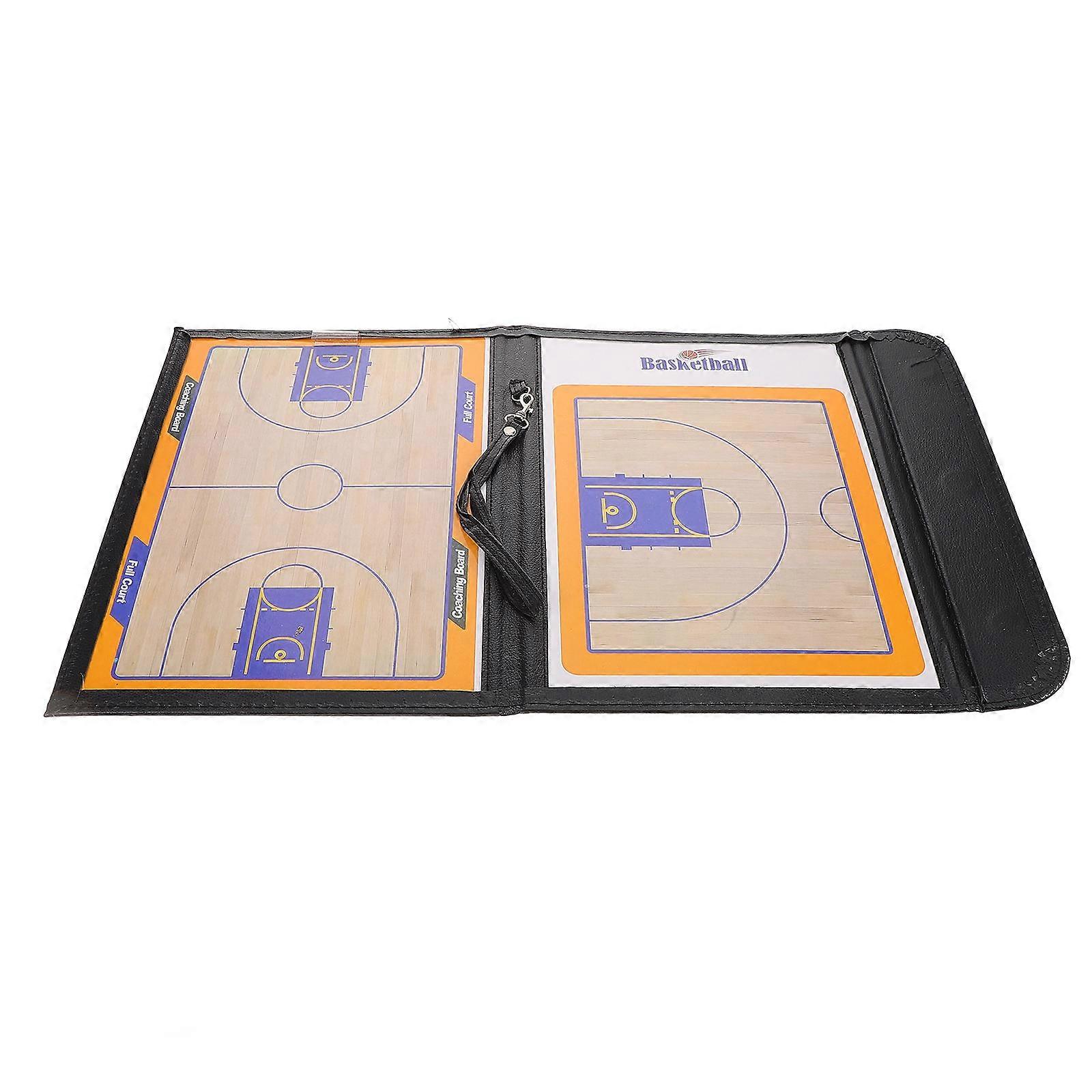 Basketball Coaching Board Foldable for Training with Durable PU Material