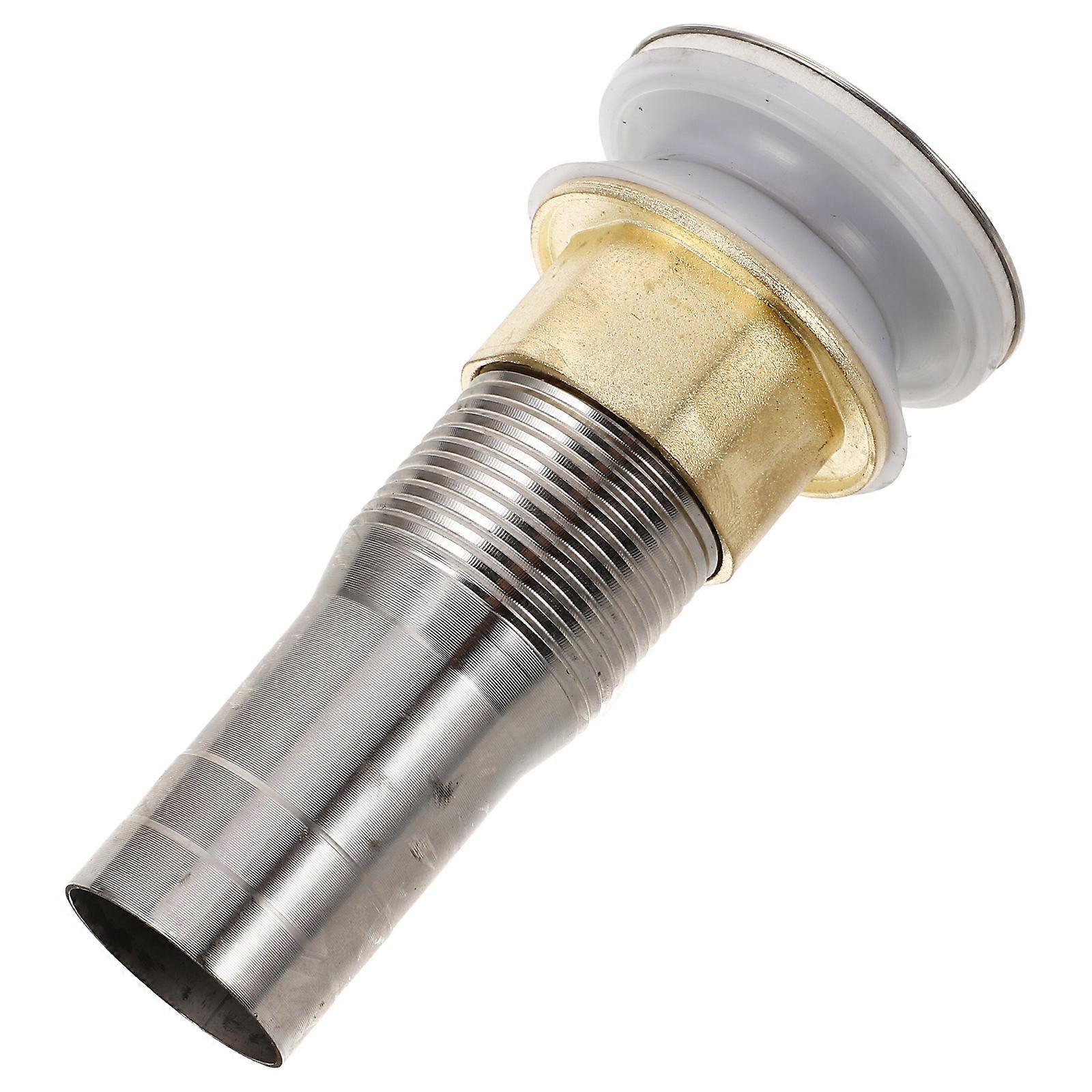 Stainless Steel Bathroom Floor Drain Replacement for RV Sewer Systems – Compact Design, Efficient Water Flow, Clog & Odor Prevention, Durable and