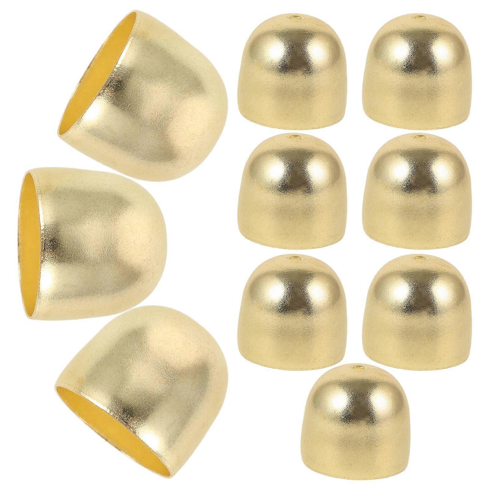 10pcs Small Bells Pendants Decorative Iron Bell Decorations for Christmas Tree