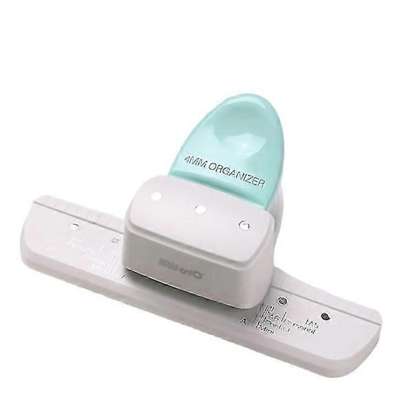 Mini 3-hole punch, easily organize loose-leaf notebooks