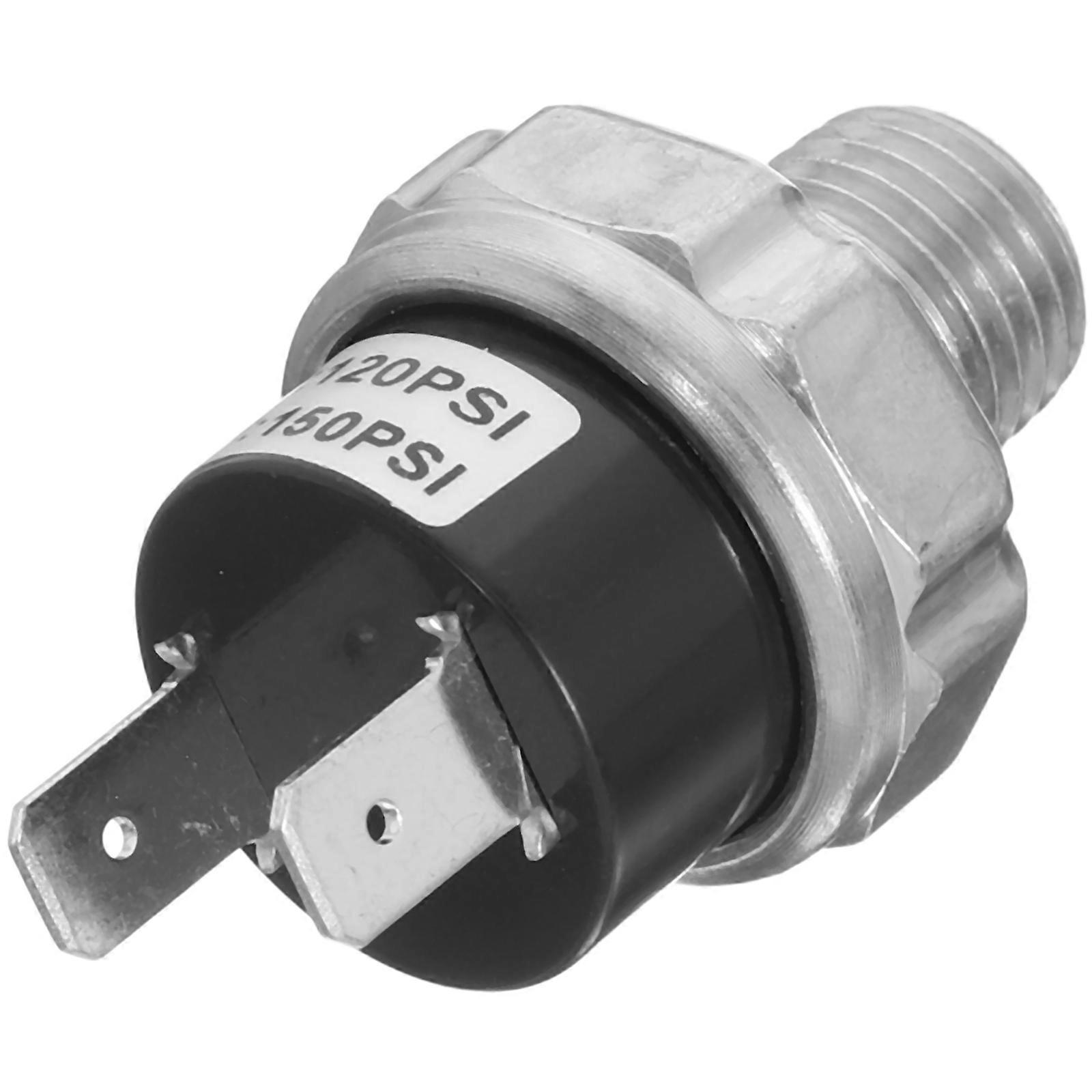 High Compressor Pressure Switch with Coated Tube for Replacement 1/4 Inch NPT Silver