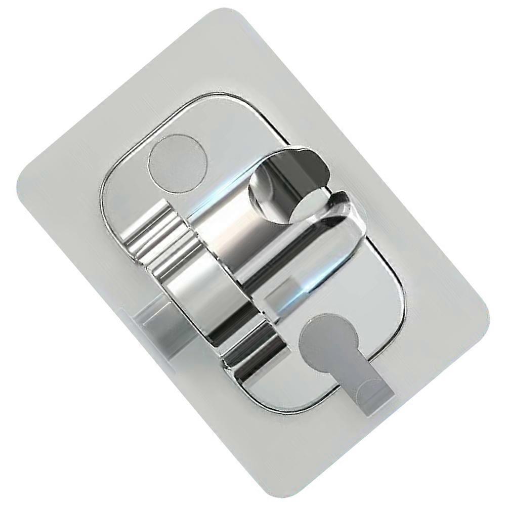 Shower Head Holder Wall Mounted Durable Adhesive Design Easy Installation Bathroom Accessory
