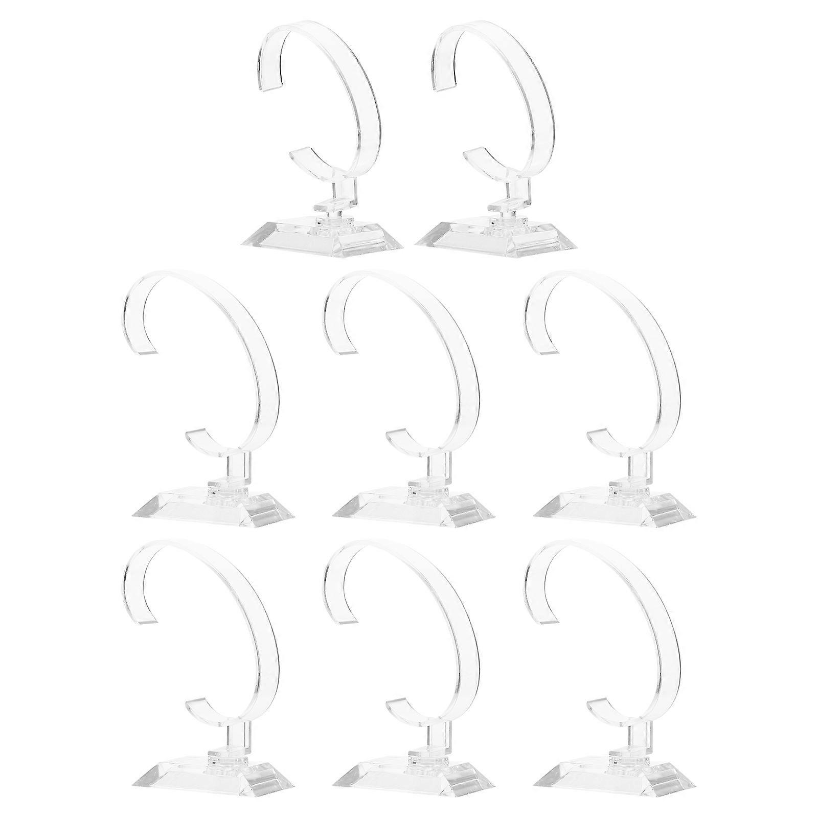 8Pcs Plastic Watch Holder Display Stand