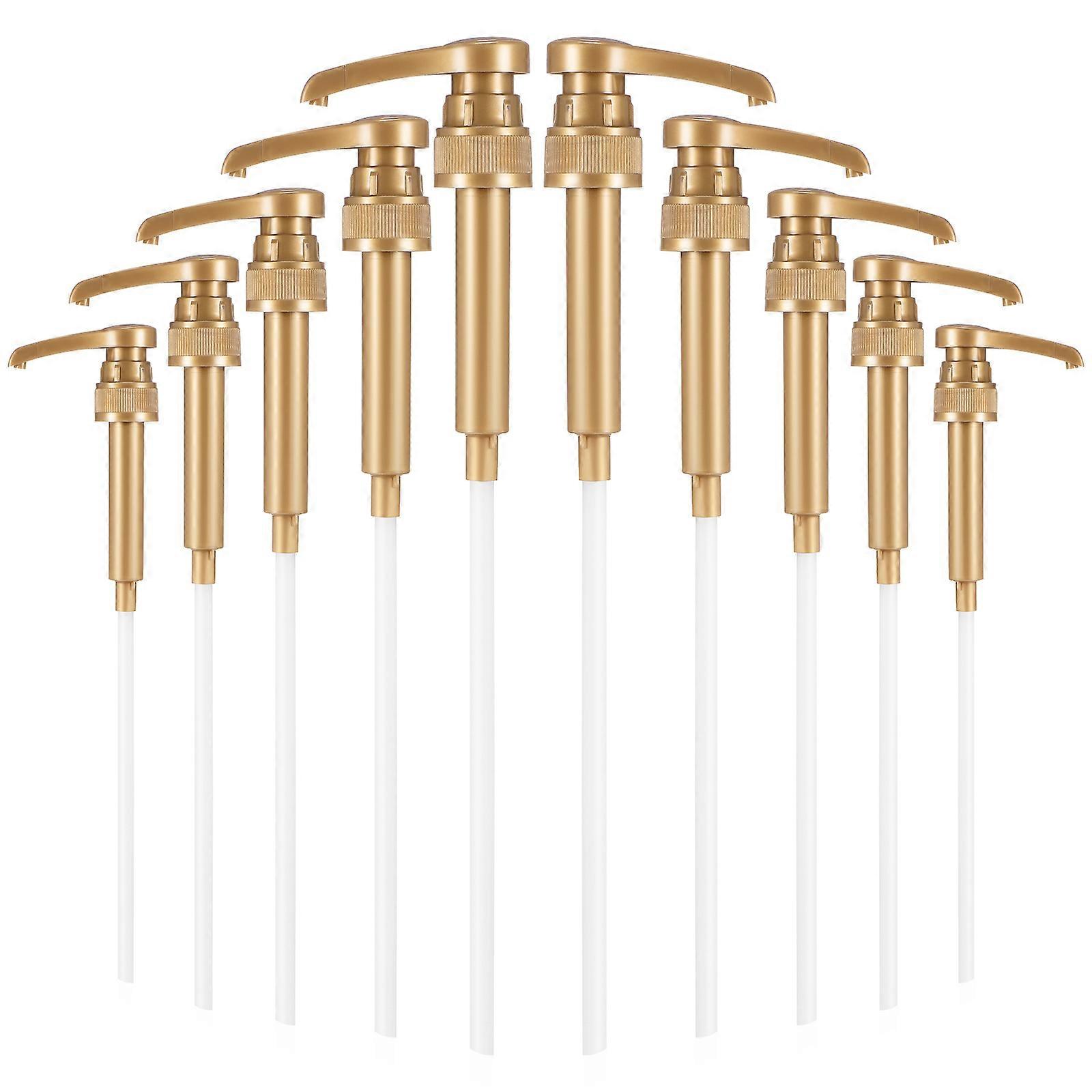 Universal Pumps Bottle Accessory Bathroom Plastic Material Dispenser 10Pack