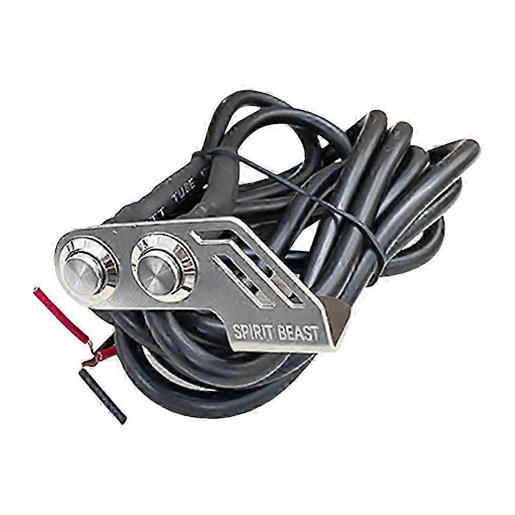 Spirit Beast Stainless Steel Pressure Code/ Mirror Base Switch Modified Control Lighting Switch Univ