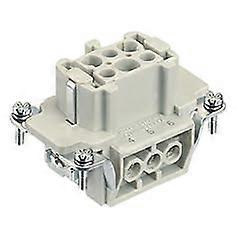 Insert Femmina Plug 6P+T 16A Model 933.0062701 Electrical Connector Insert Six-Pole Plus Earth