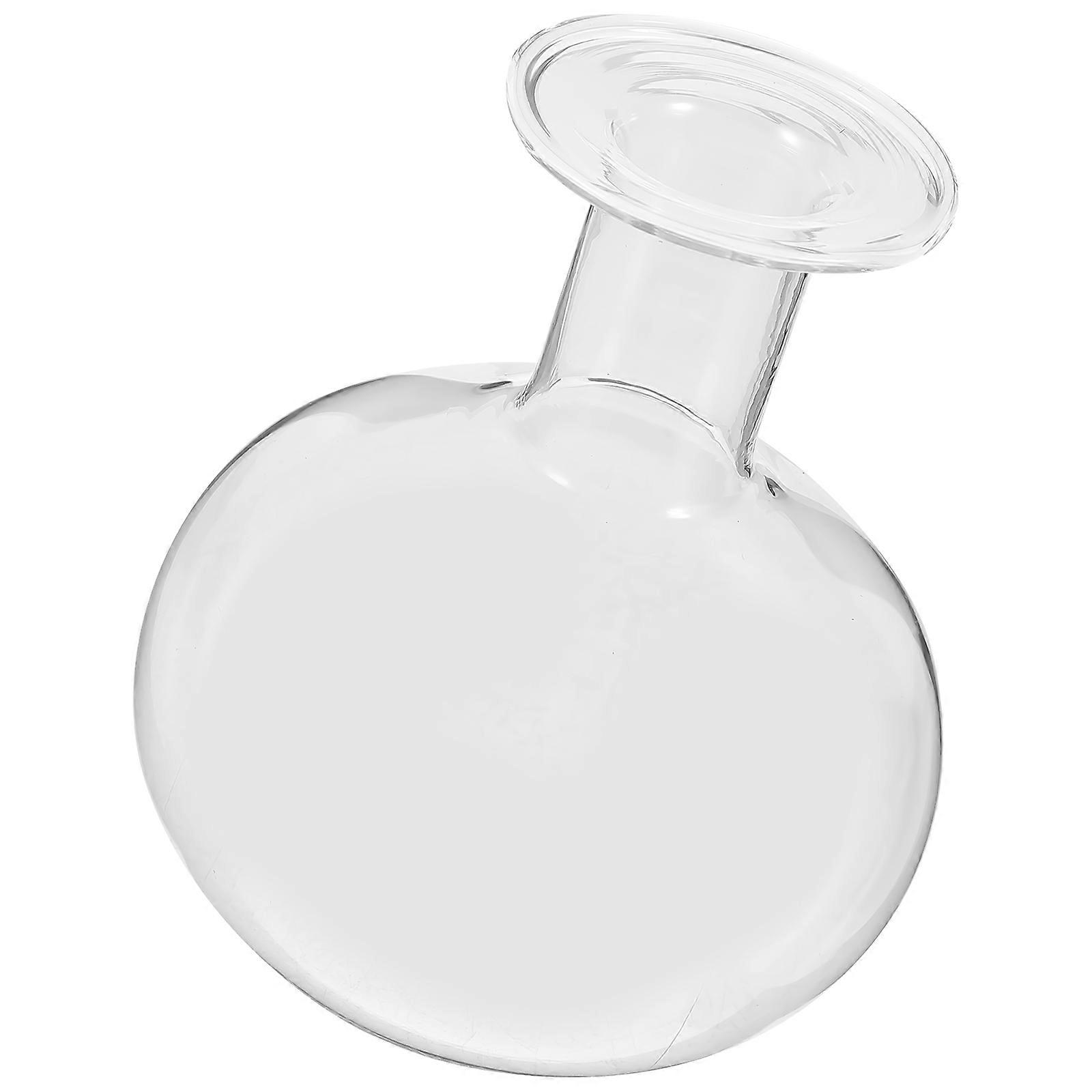 Glass Flower Vase for Storage Clear Transparent and Easy to .5