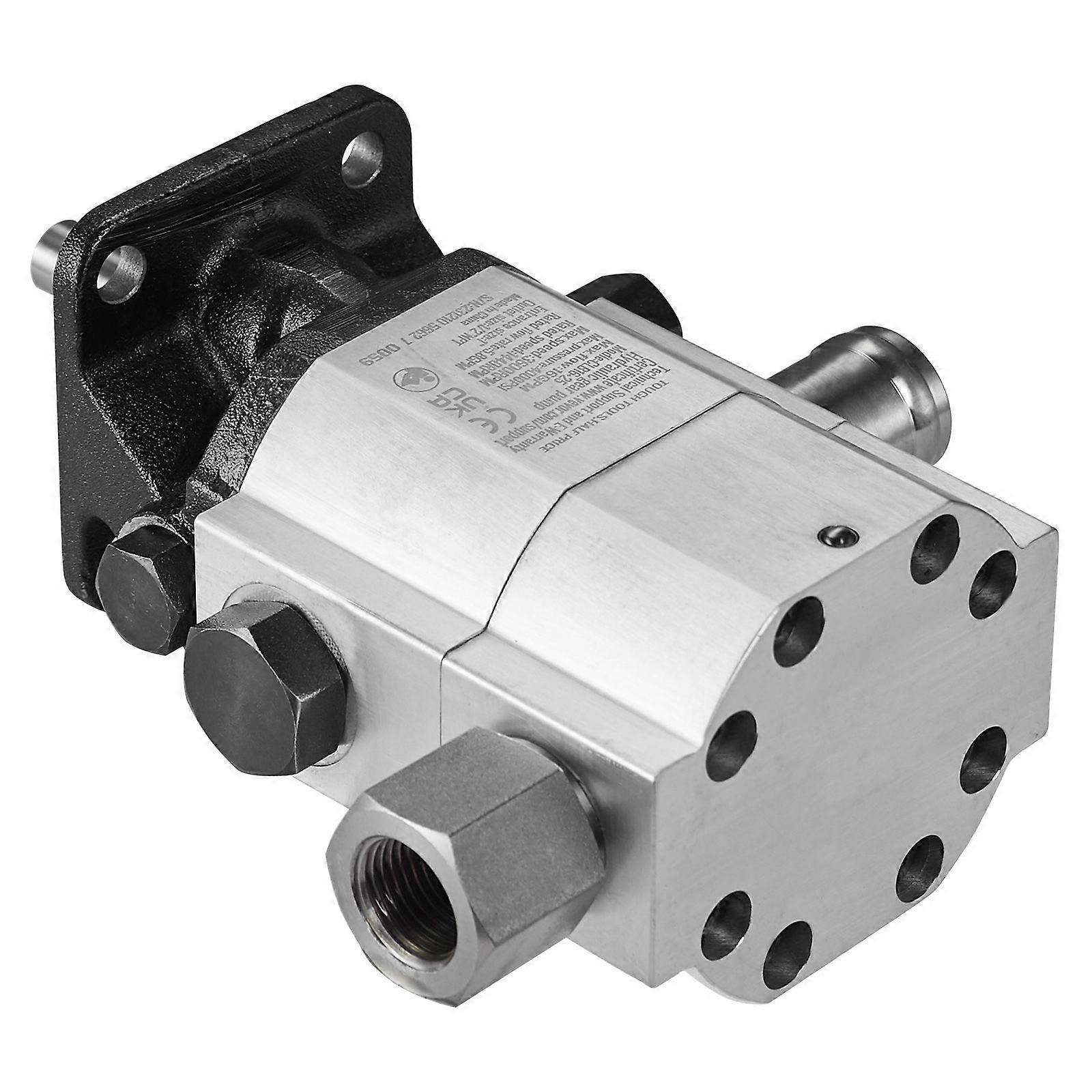 Hydraulisk timmerklyvpump, 16GPM, 2-stegs 4000PSI, 1 '' inlopp 1/2 '' NPT-uttag, för montering av små motorer Timmerklyvare Snöplog