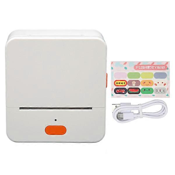 Mini Label Printer 58mm Portable Barcode Label Printer Bluetooth Inkless Thermal Printer for Retail Barcode Office