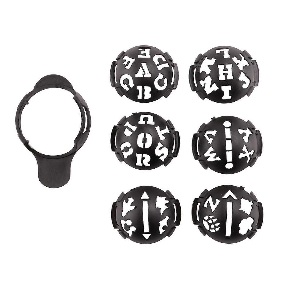 Golf Ball Marker,Color Line Markers Pens, Triple Track Plastic Golf Ball Marking Alignment Tool Kit