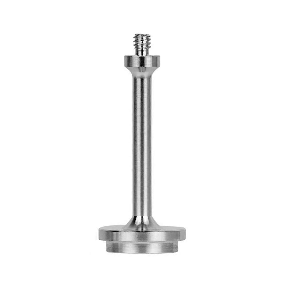 "Camping Lantern Gas Tank Holder with 1/4 Adapter - Portable Lantern Extension Pole for G2, Silver Finish"