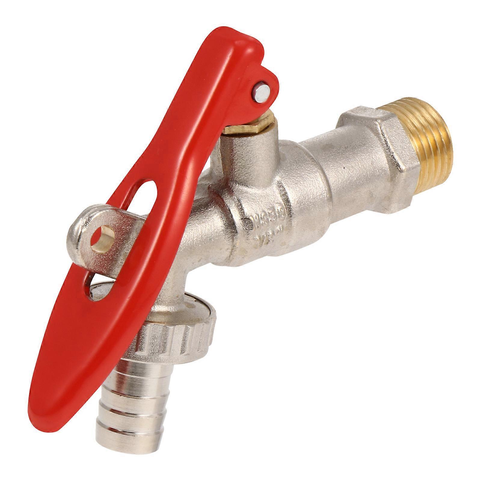 Garden Irrigation Tap Made of Brass for Use in Red Gardening Tools 1Pc