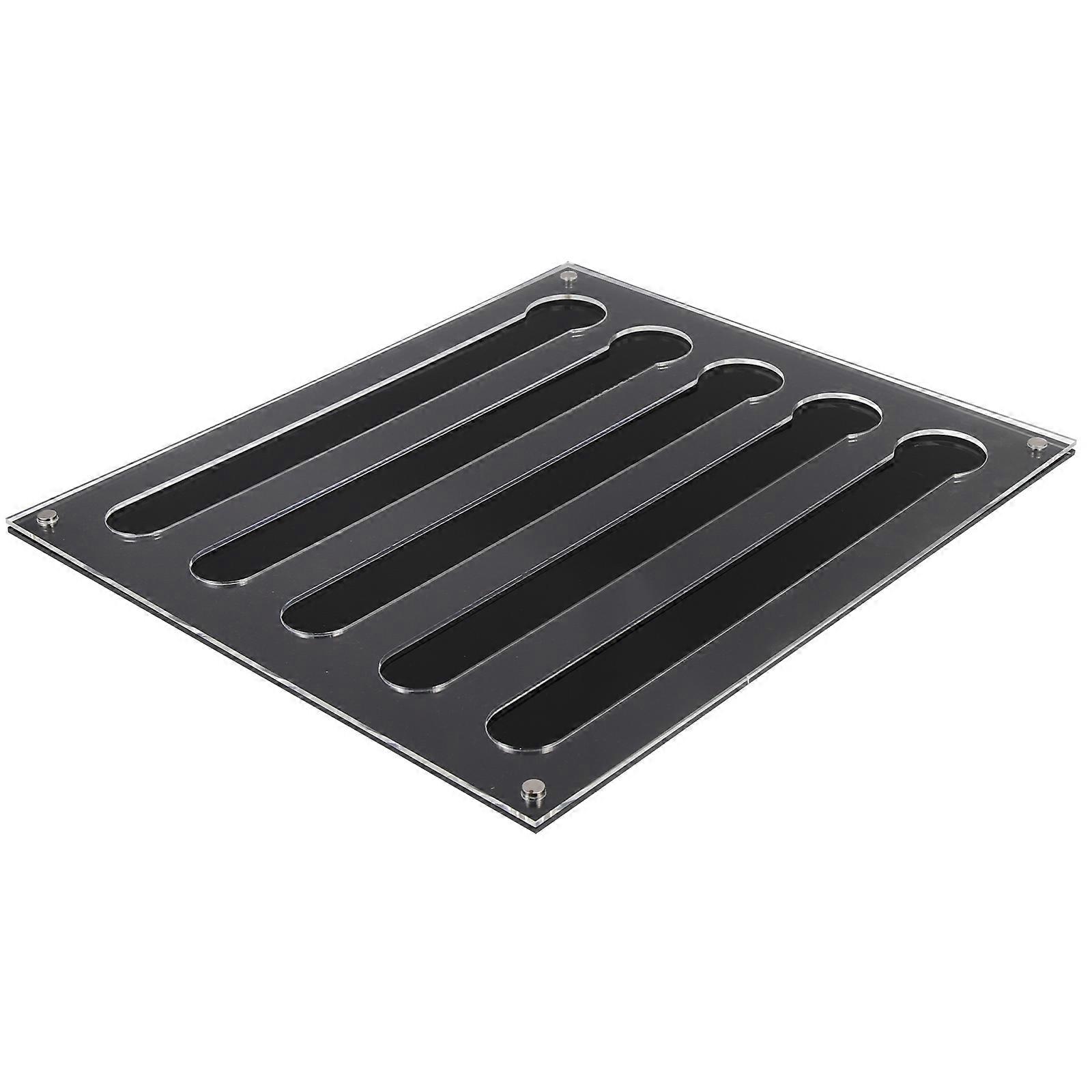 Capsule Holder Wall-Mounted Capsules Organizer Home Use Transparent Acrylic Storage Function 1Set