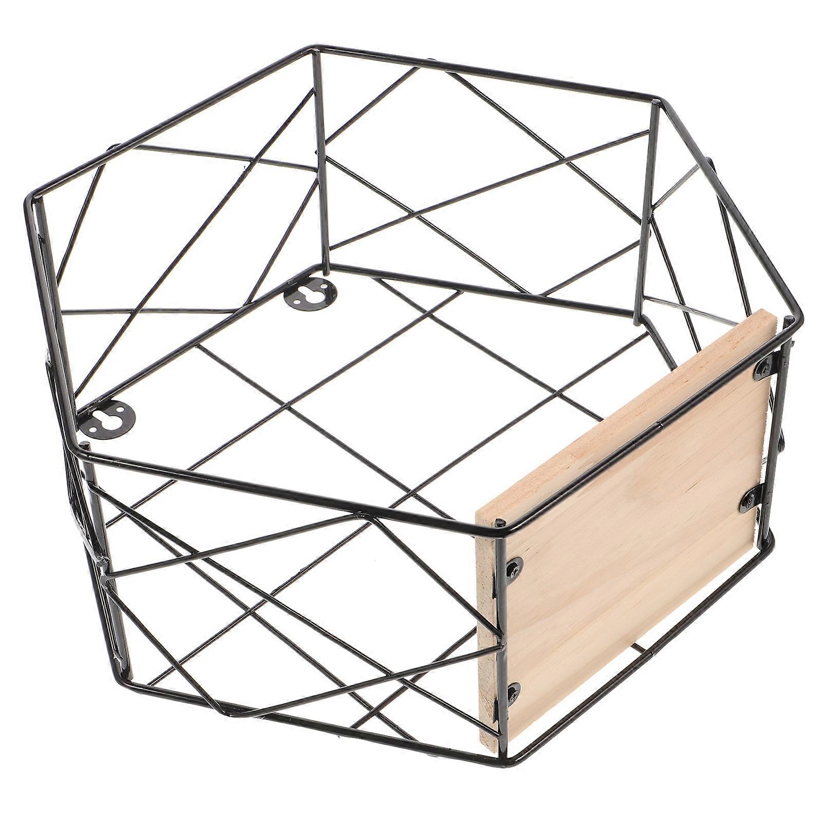 Wall Mounted Hexagon Shelves For Displaying Books And Toys In Modern Minimalist Style For Bedroom Bathroom And Office 1Pack