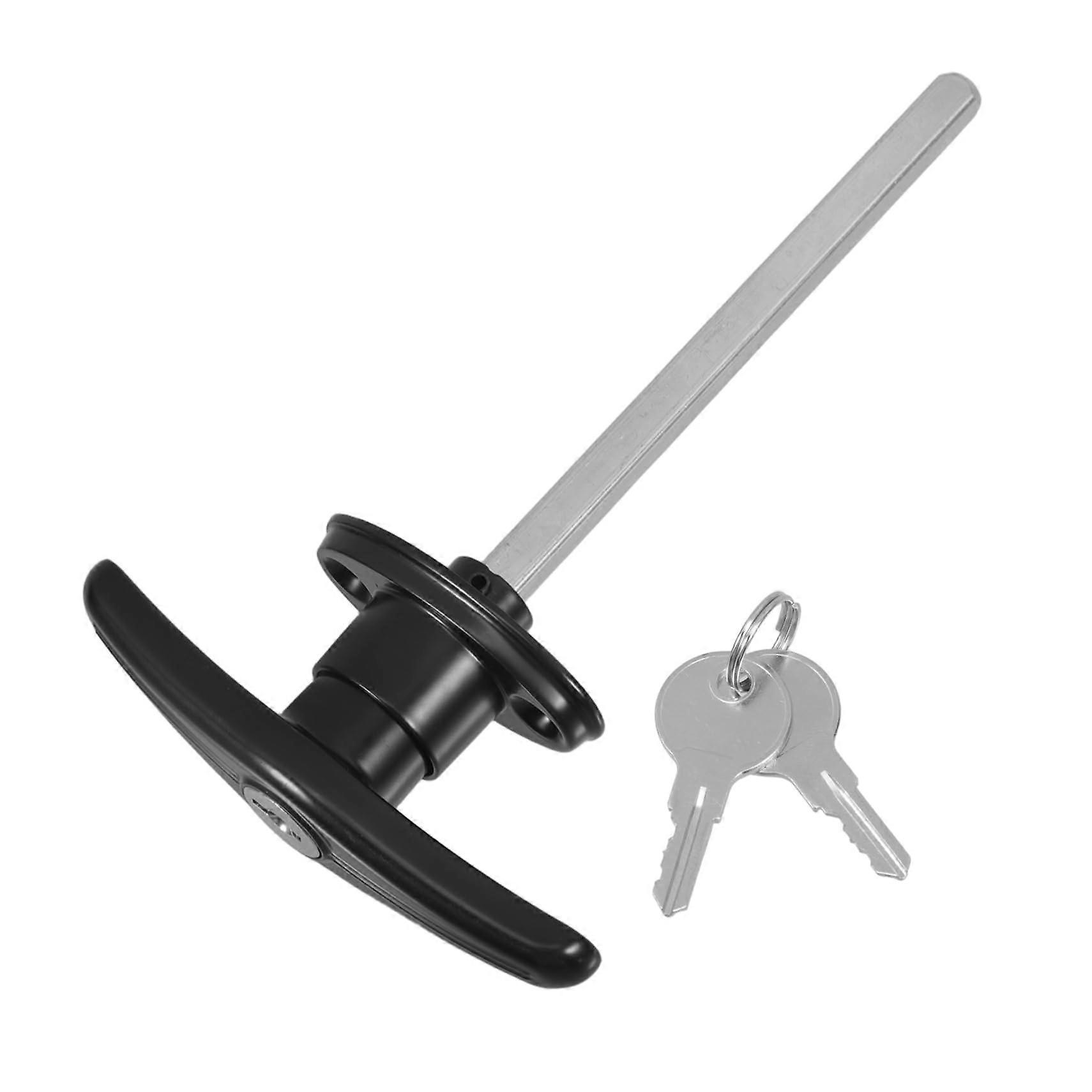 Garage Door Handle with T Handle Lockable, Durable Design for Caravan Trailers and Garages, Easy Installation