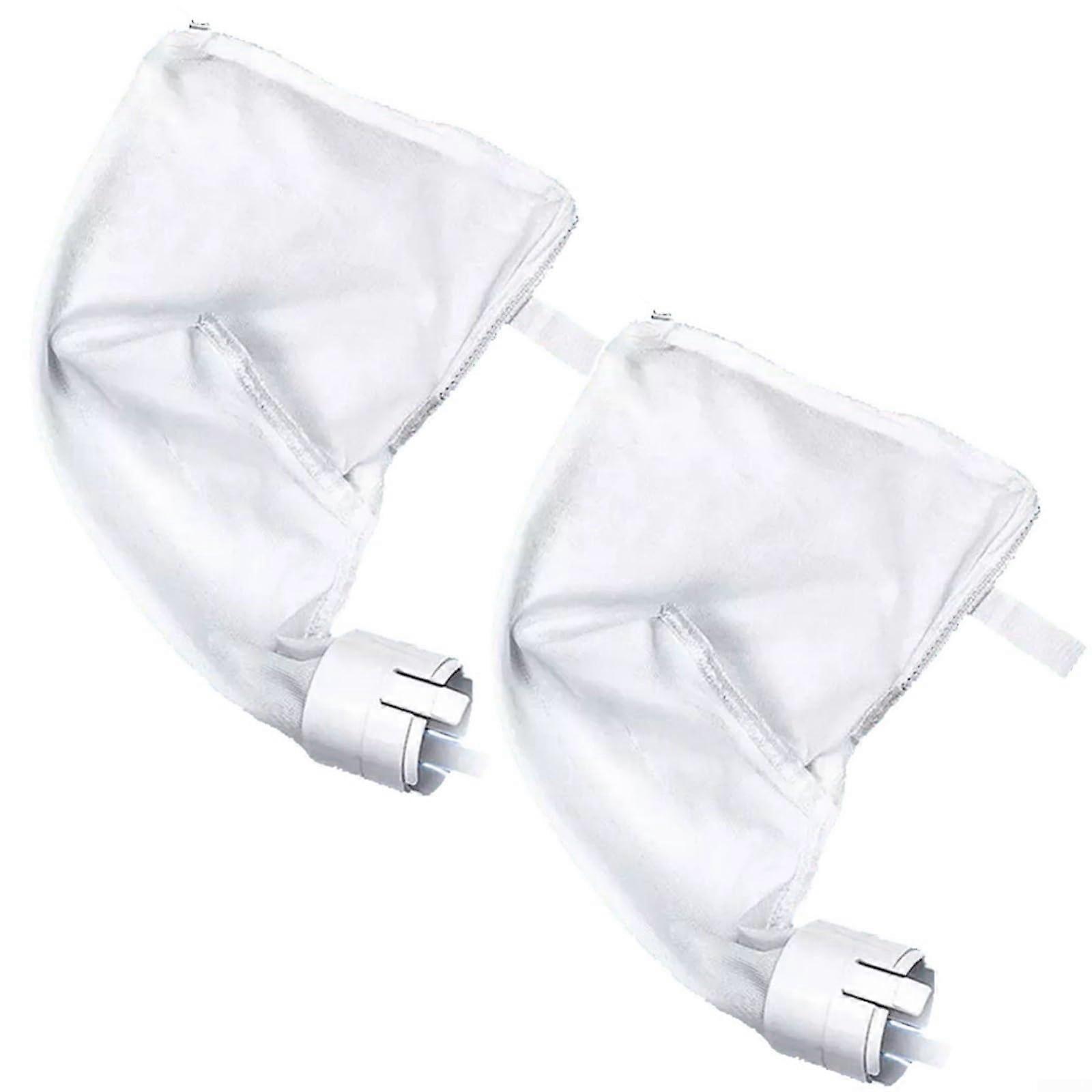 Polaris 360 Pool Cleaner Filter Bags With Zipper, 2 Pack, White, Compatible With Polaris 360 And 380