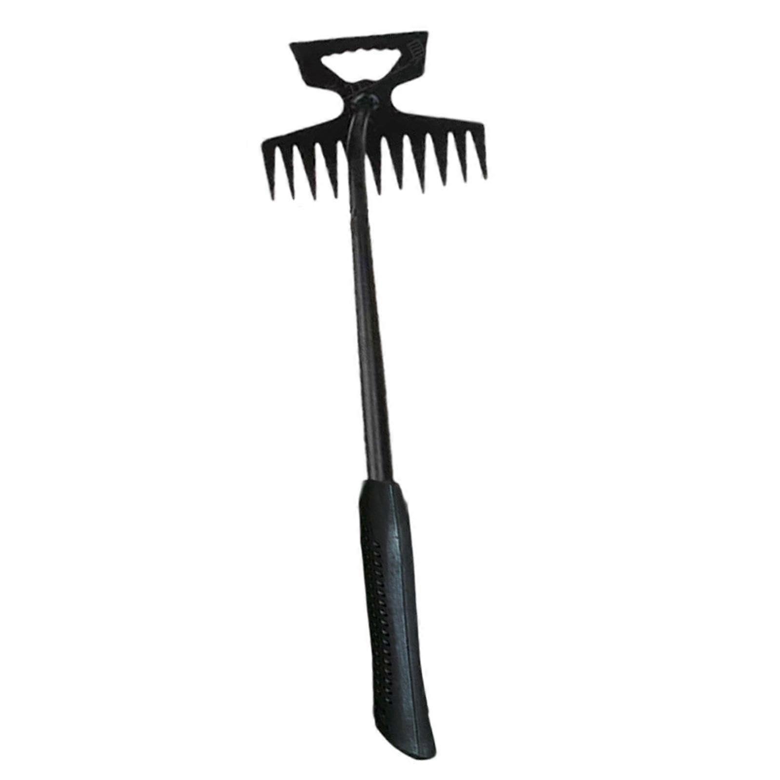 Agricultural Soil Cultivator Hand Tiller with Black Handle for Farming and Garden