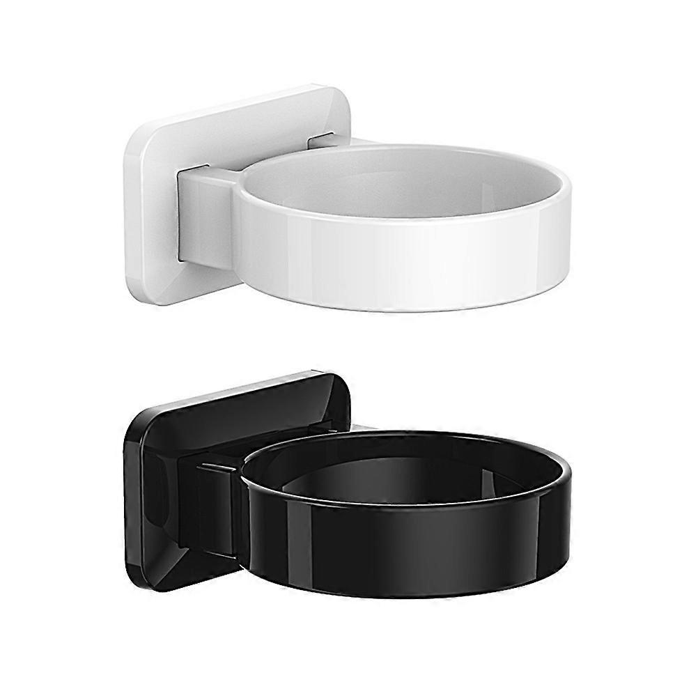 Blow Dryer Wall Holder 2Pcs Ideal For Bathroom And Dressing Room Made Of Plastic With Firm Fixation And Rounded Edges