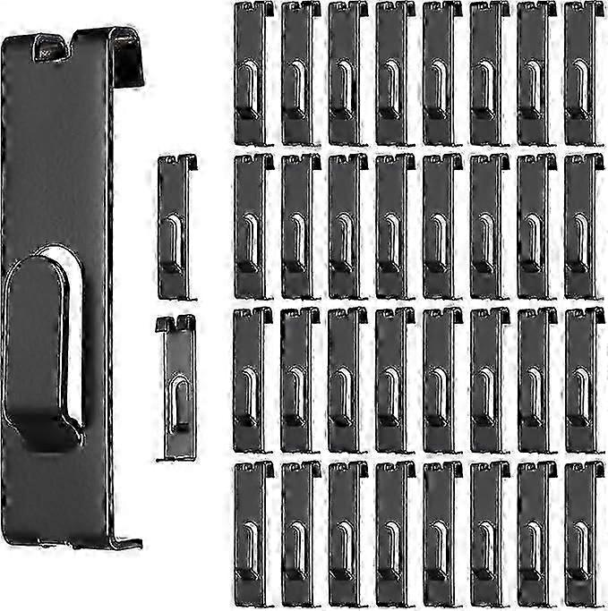35pcs Metal Painting Grid Wall Hooks, Grid Panel Display Groove Hooks for Photo
