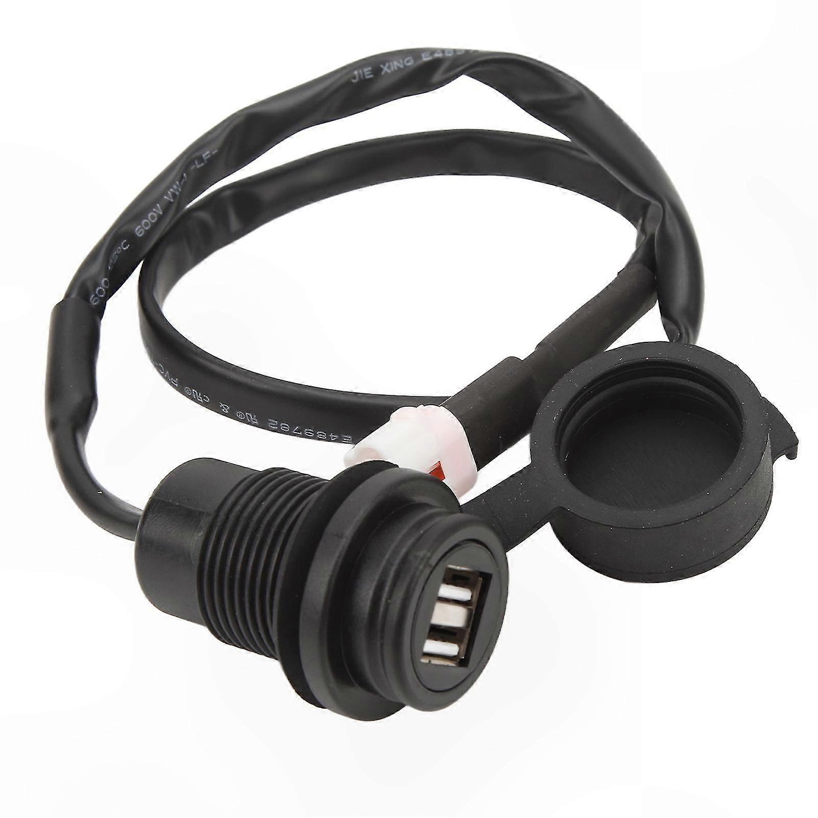 Motorcycle Dual USB Charger Adapter Power Socket for MT-07 MT-09 2018-2020