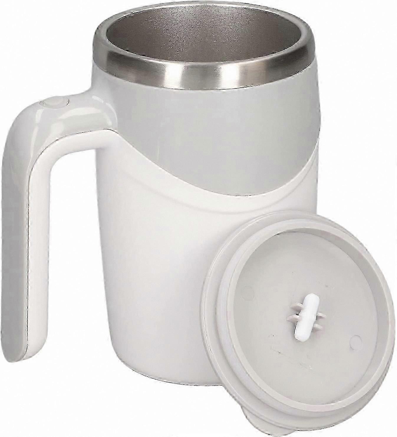 Electric Self-Stirring Mug, 380ml Stainless Steel Cup with Magnetic Function