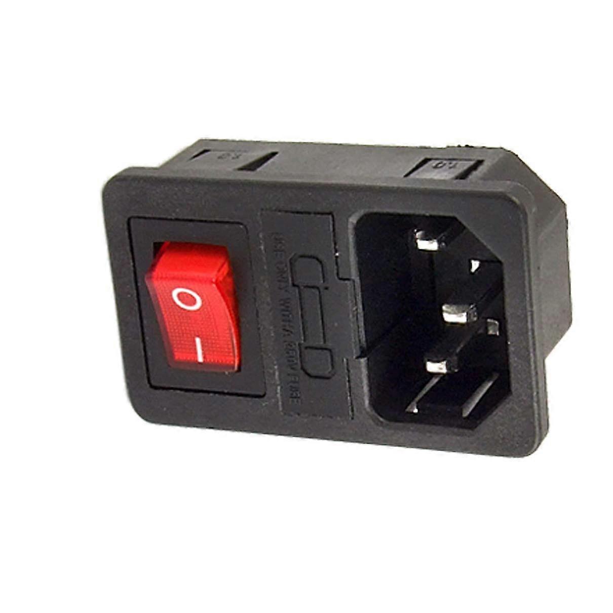 AC 10A 250V 3 Terminals IEC320 C14  Inlet  Power Connection (364987cc803bbf1686b8d1a56d9f1784)