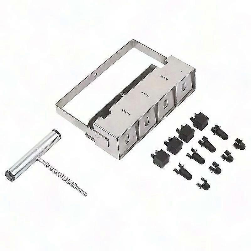 Manual Soil Blocker with 12 Seeds - Handheld Soil Press Tool