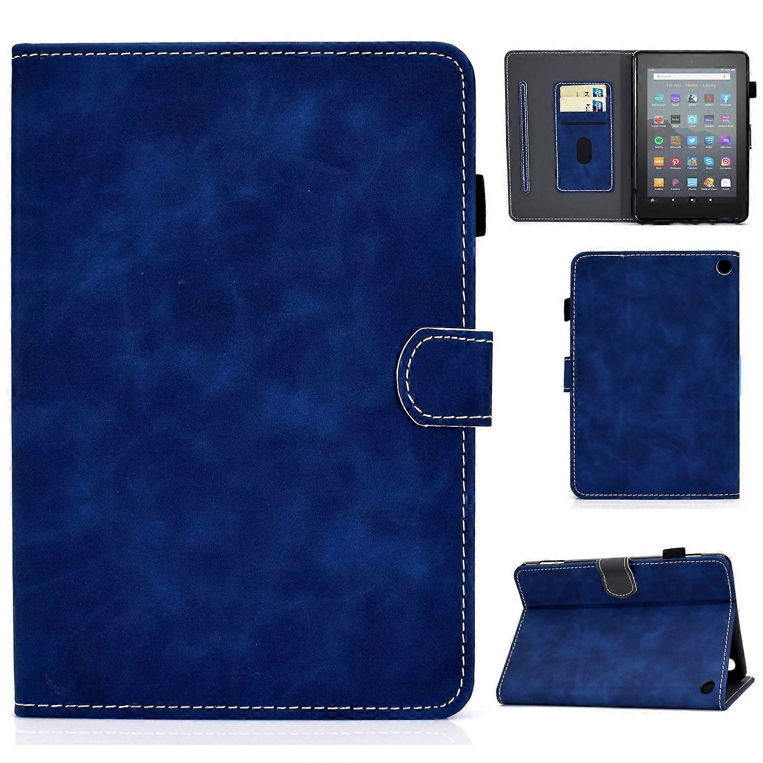 Leather Tablet Case For Amazon Kindle Fire 7 2022