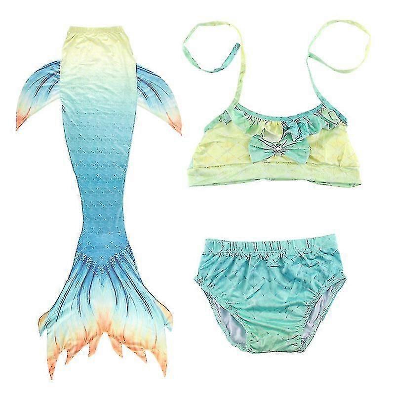 Prinzessin Meerjungfrau Badeanzug-Set Mädchen Badeanzug