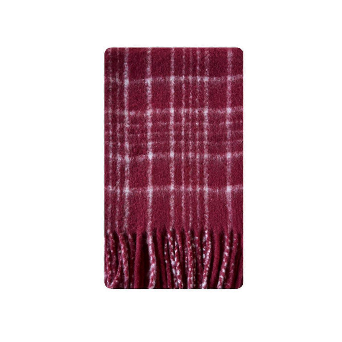 Large, thick, oversized plaid scarf, perfect for winter.