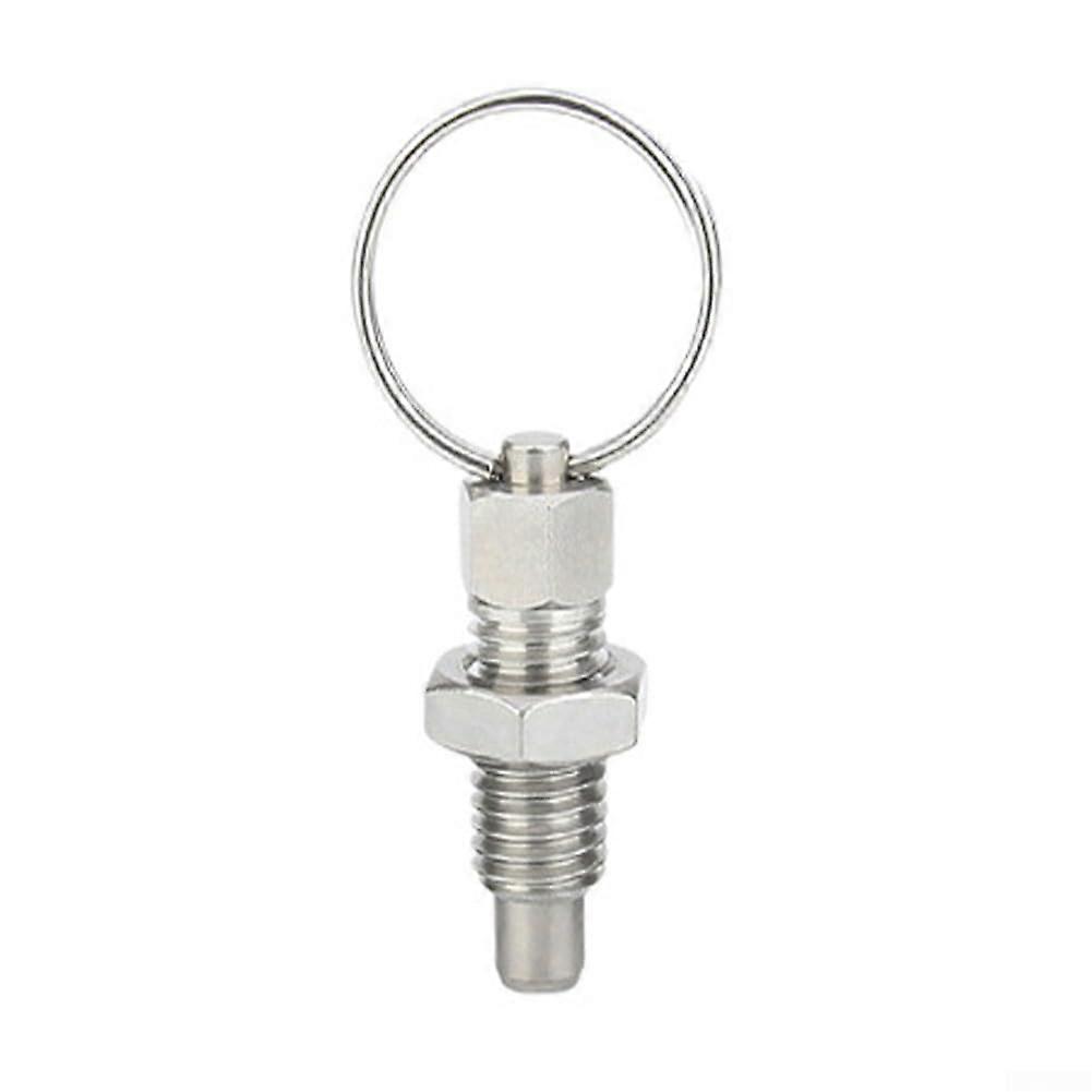 Quick Release Pull Ring Pin in Stainless Steel Multi Purpose Spring Lock for Gym Equipment and Hardware, Size Options Available (M10*57.5 )