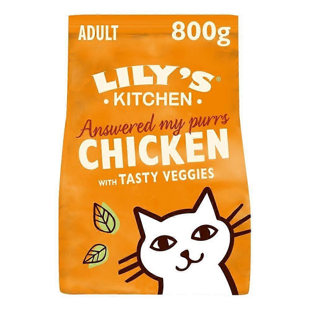 Lilys Kitchen Lily's Kitchen Delicious Chicken Tørfoder til Katte 800g - 4-pak