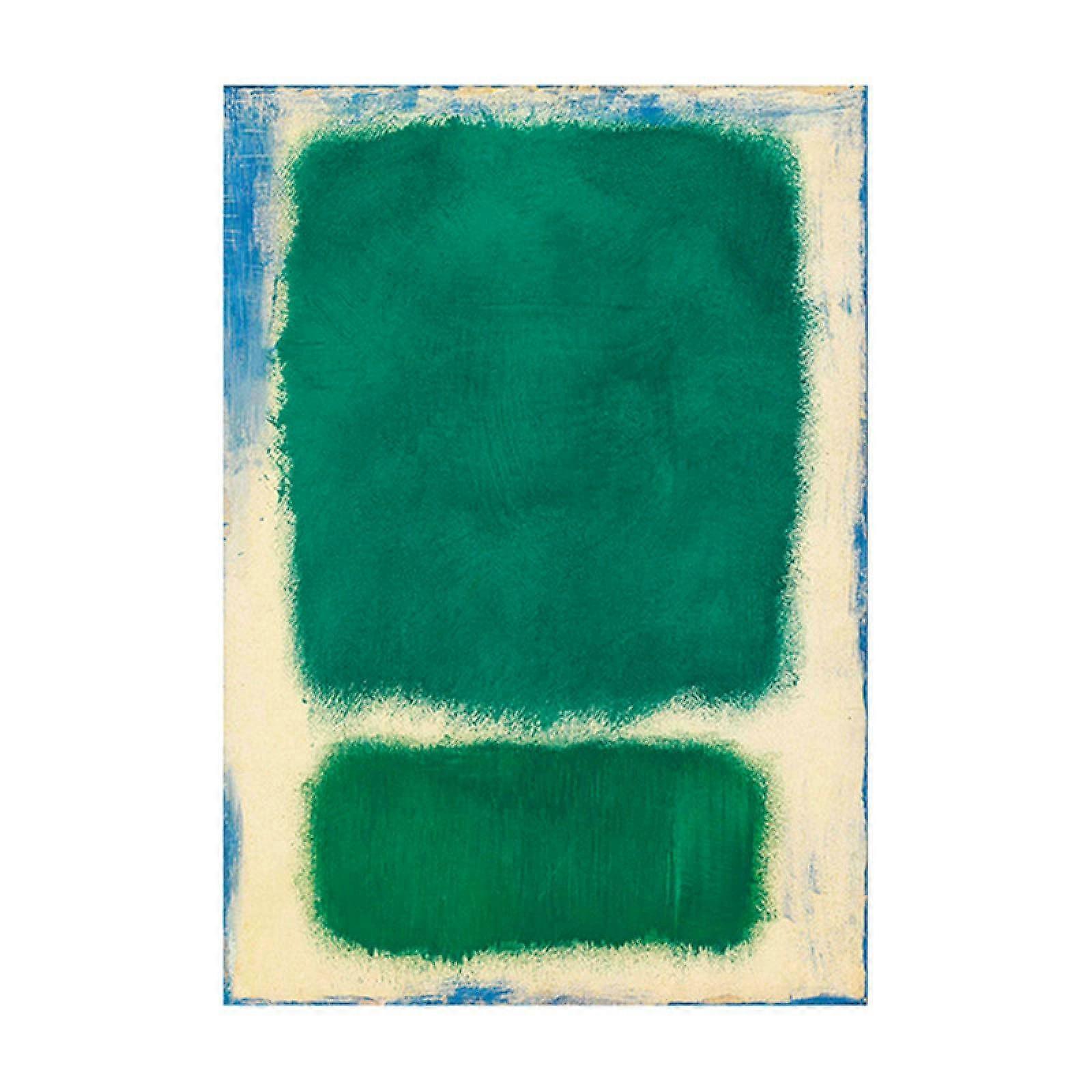 Rothko Style Abstract Canvas Print 20x40 cm Unframed Wall Art Giclee Print On Canvas Vibrant Multi Color