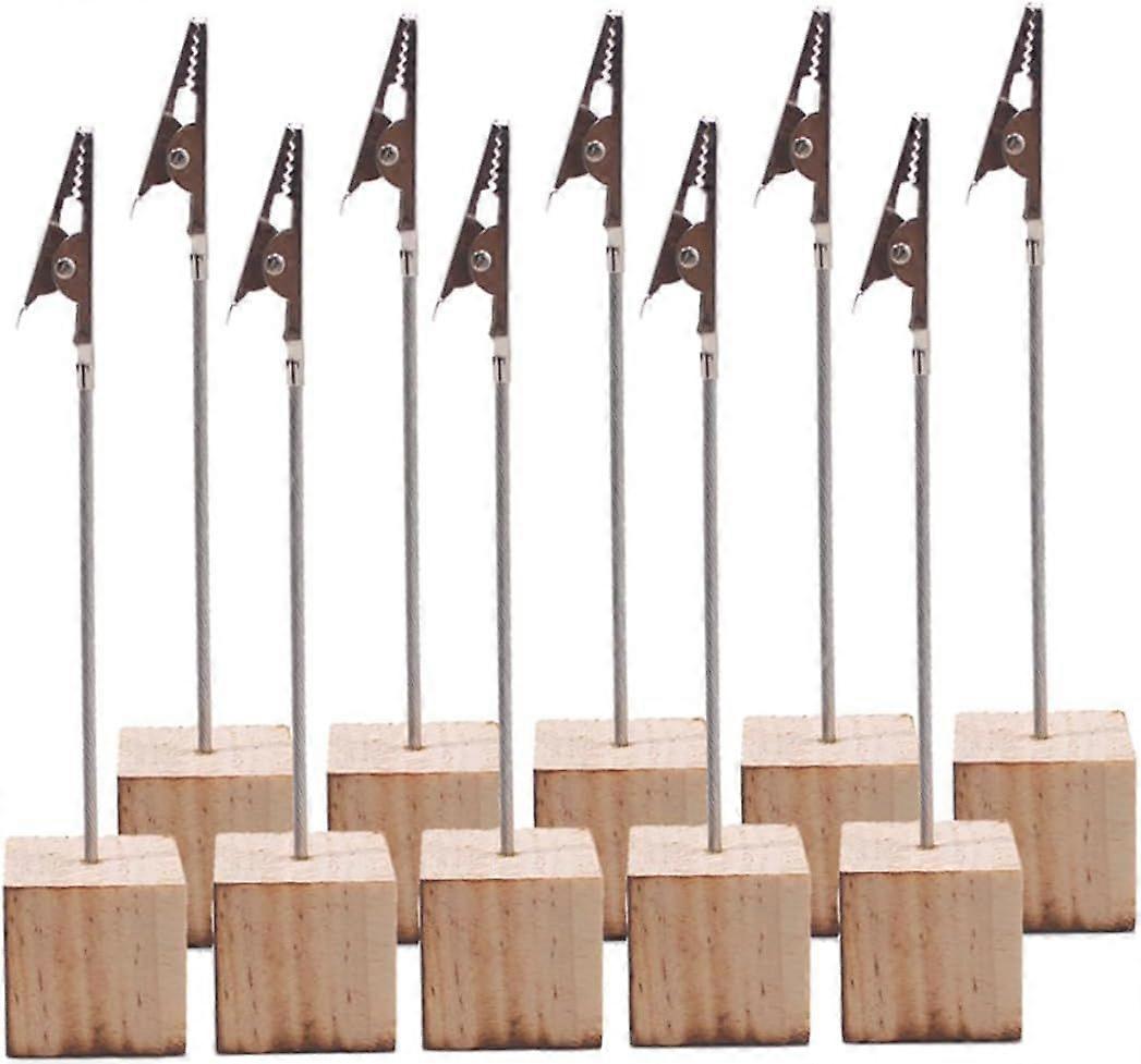 10Pcs Table Number Holders Creative Photo Clips Memo Note Stands for Weddings