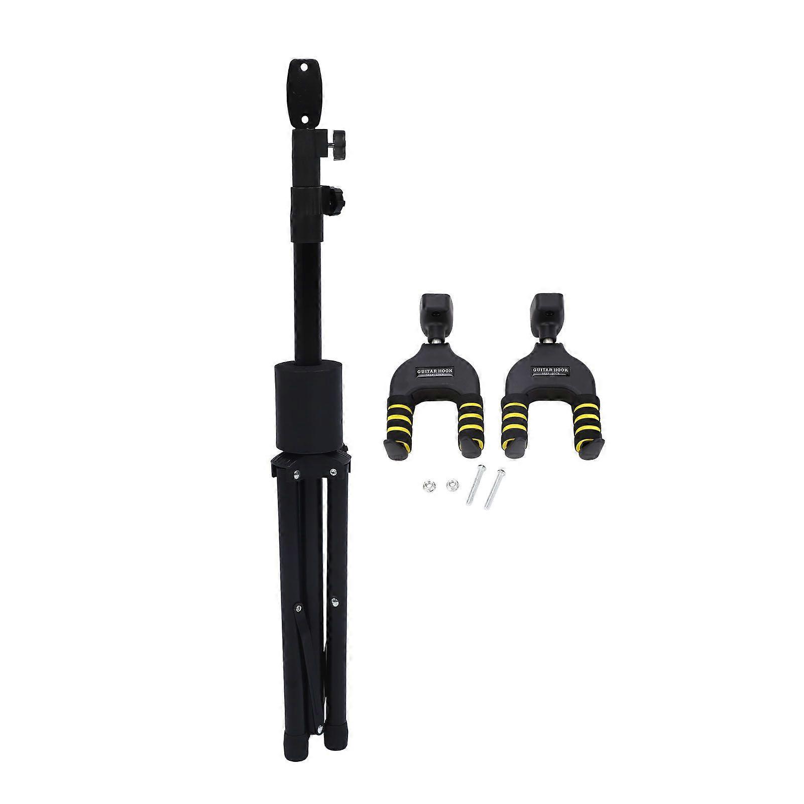 Guitar Stand Gravity Auto Lock Non Slip Anti Scratch Double Guitar Holder Floor Stand