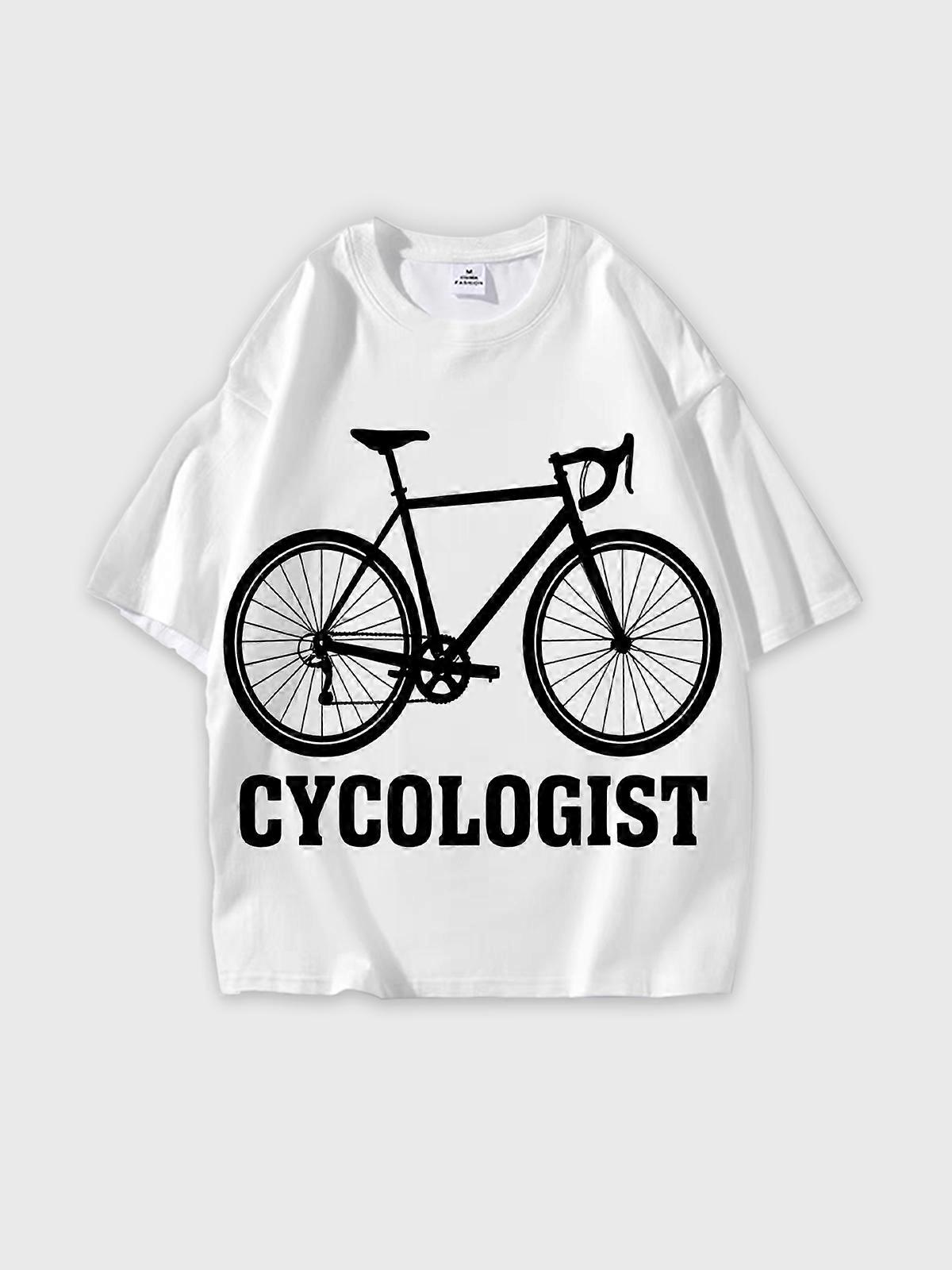 T-Shirt Short Sleeve Round Neck, Summer Casual Loose Graphic Tee, Unisex Pattern U2419