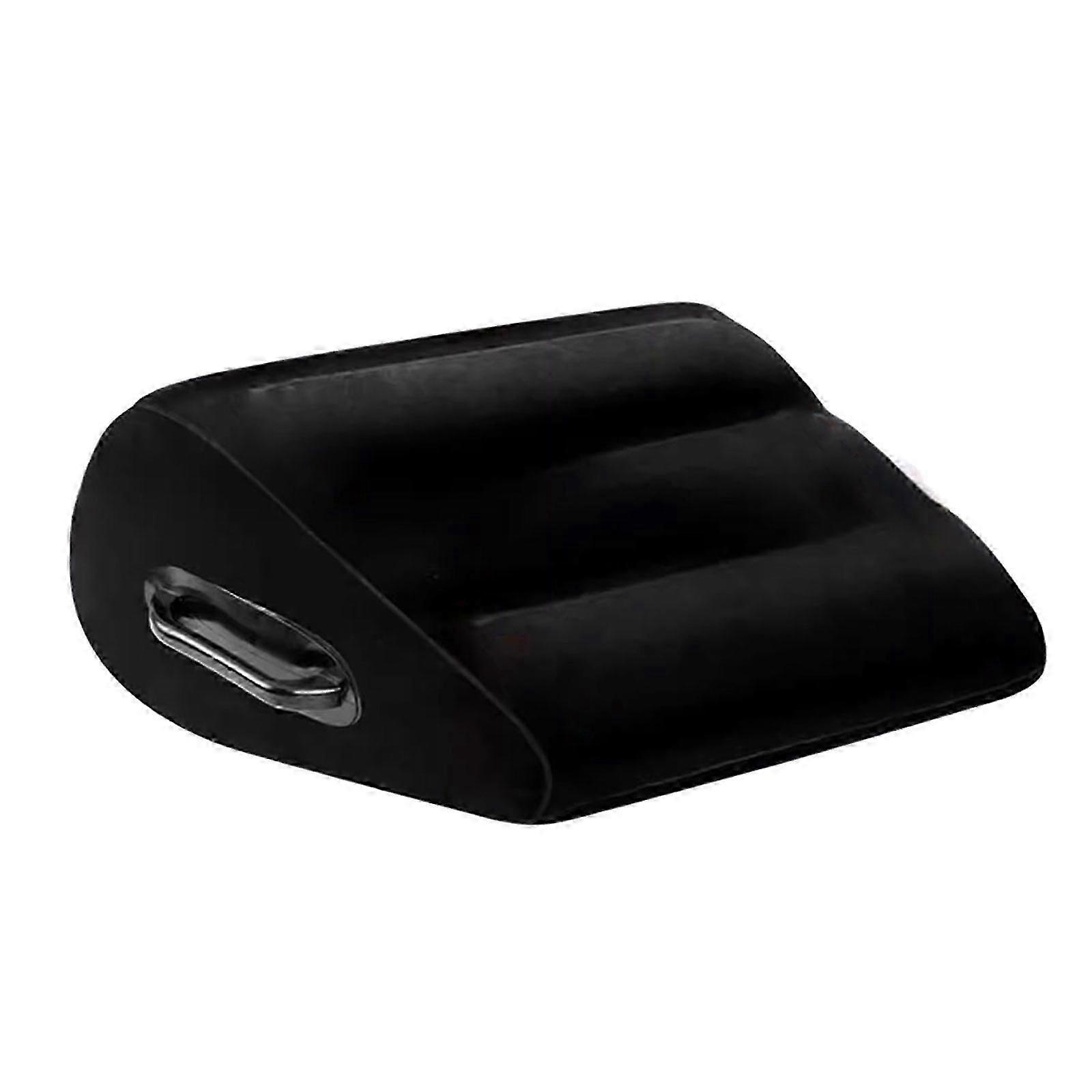 Therapeutic Inflatable Bed Wedge Pillow For Leg Elevators Back Support Soft PVC Flockeds Surfaces Portability Home Use Cs