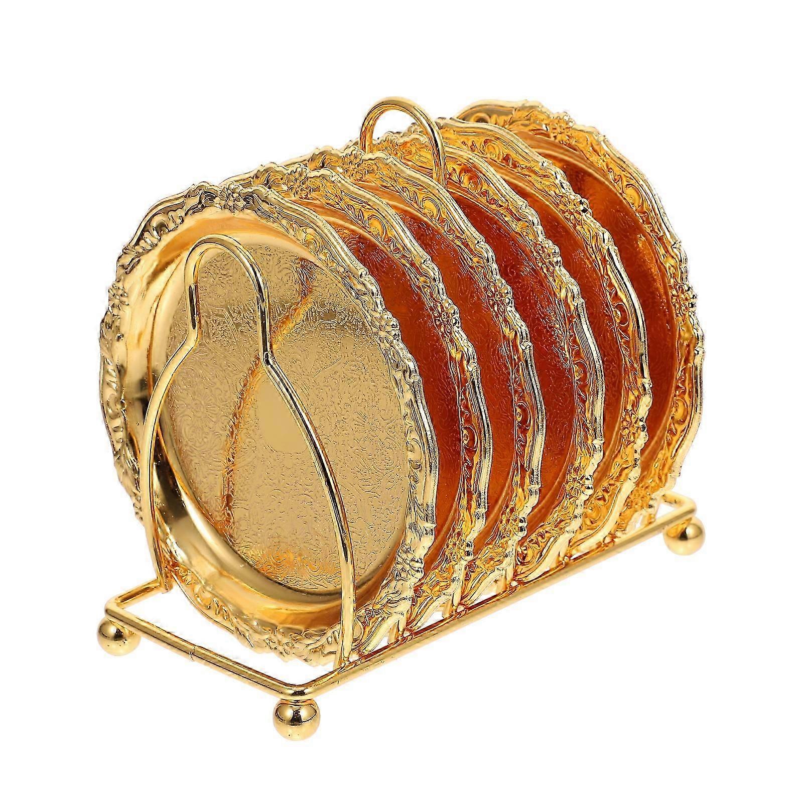 Coffe Table Table Decor Metal Coasters Drinks Mug Coaster Teapot Mat Bar Coaster