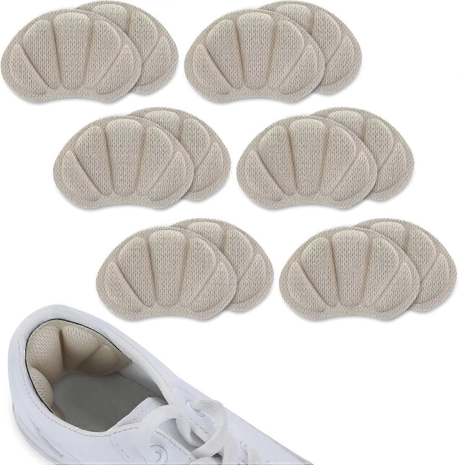 pairs of heel pads for shoes that are too big. Heel inserts self-adhesive.