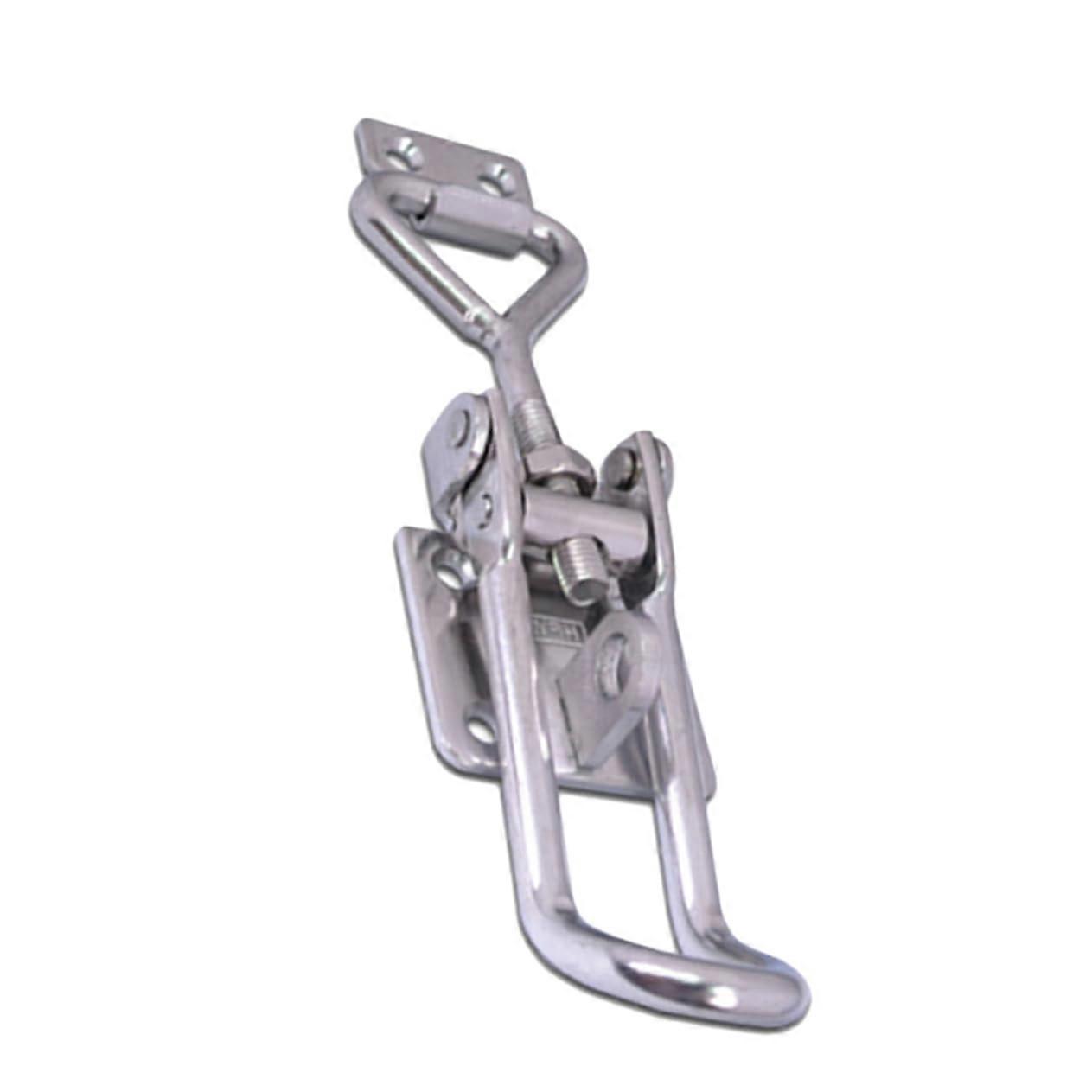 Stainless Steel Toggle Latch Clamp Adjusting Lock For Trucks Trailers Containers Heavy Duty Corrosion Resistant