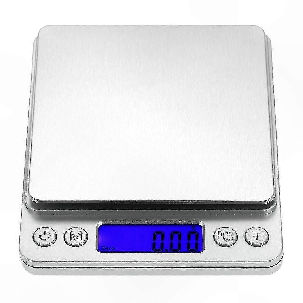 Compact Digital Scale with Dual Trays for Culinary and Craft Use