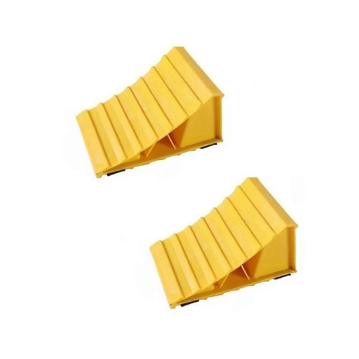 2Pack Wheel Chock Non- Base for Cars, Tire Chocks for Travel Trailers, RV, , and Trucks