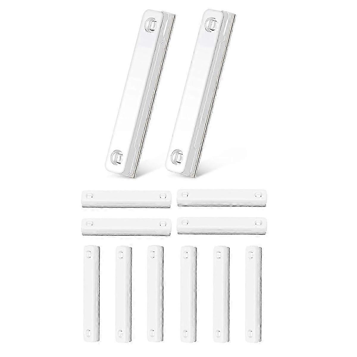 12PCS White Window screening Europe No Punching Magnetic Retainer